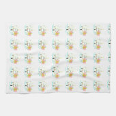 Linge De Cuisine siècle moderne arbres de noël rétro (Horizontal)