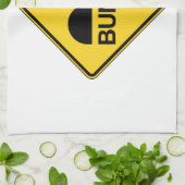 Linge De Cuisine Signal de trafic drôle de vitesse de prudence (Plié)