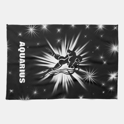 Linge De Cuisine signe Aquarius (Horizontal)