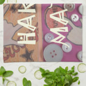 Linge De Cuisine Signe Hakuna Matata - Impression (Plié)