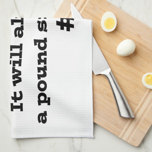 Linge De Cuisine Signe livre (Quart Plié)