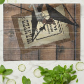 Linge De Cuisine SIGNE Recherché Rustique Texas Star Western Double (Plié)