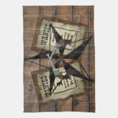 Linge De Cuisine SIGNE Recherché Rustique Texas Star Western Double (Vertical)