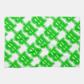 Linge De Cuisine SIGNE VERT BAHT ฿ devises thaïlandaises ฿ (Horizontal)