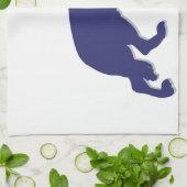 Linge De Cuisine Silhouette berger allemand (Plié)