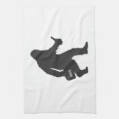 Linge De Cuisine Silhouette de bière Bigfoot (Vertical)