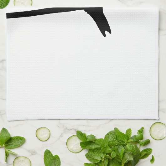 Linge De Cuisine Silhouette de colibri (Plié)