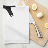 Linge De Cuisine Silhouette de colibri (Quart Plié)