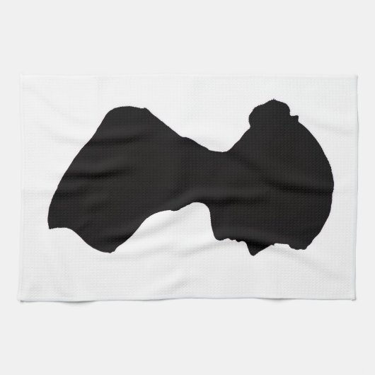 Linge De Cuisine Silhouette de Jane Austen (Horizontal)