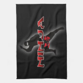 Linge De Cuisine Silhouette de Ninja (Vertical)