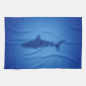 Linge De Cuisine Silhouette de requin (Horizontal)