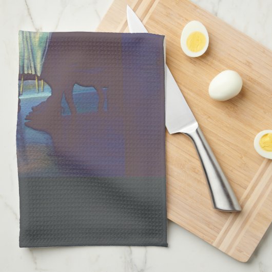 Linge De Cuisine Silhouette de Saint-Marc (Quart Plié)