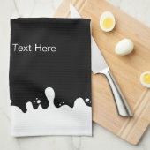 Linge De Cuisine Silhouette de vache de lait (Quart Plié)