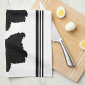 Linge De Cuisine Silhouette de Westie (Quart Plié)