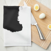 Linge De Cuisine Silhouette de Westie debout (Quart Plié)