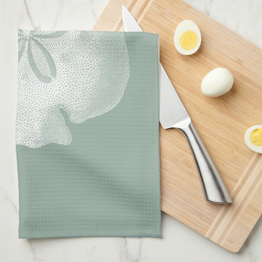 Linge De Cuisine Silhouette Dollar De Sable (Quart Plié)