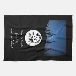 Linge De Cuisine Silhouette noir Scorpion Monogramme Photo