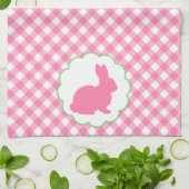 Linge De Cuisine Silhouette rose de lapin (Plié)