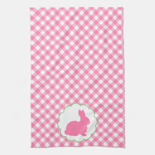Linge De Cuisine Silhouette rose de lapin