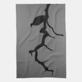 Linge De Cuisine Silhouette vautour (Vertical)