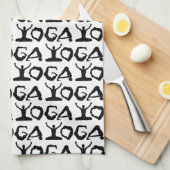 Linge De Cuisine Silhouettes de yoga (Quart Plié)