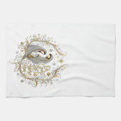 Linge De Cuisine Silver and gold nativity Christmas (Horizontal)