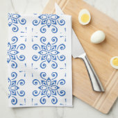 Linge De Cuisine Simple Azulejo (Quart Plié)