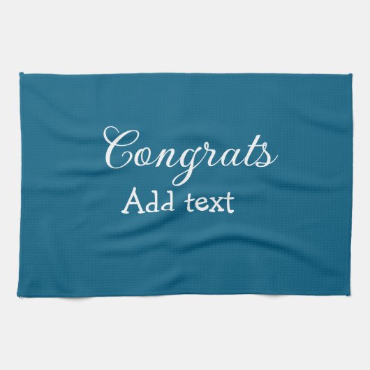 Linge De Cuisine Simple congratulation graduation add your (Horizontal)