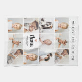 Linge De Cuisine Simple et chic | Collage de photos du coeur pour N (Horizontal)