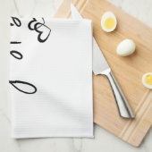 Linge De Cuisine Simple Inspiration minimaliste "Respirer" (Quart Plié)