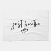 Linge De Cuisine Simple Inspiration minimaliste "Respirer" (Horizontal)