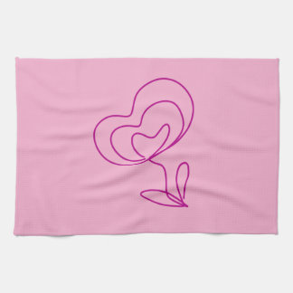 Linge De Cuisine Simple logo personnalisé élégant ici entreprise