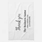 Linge De Cuisine Simple merci d'ajouter des détails de nom d'entrep (Vertical)