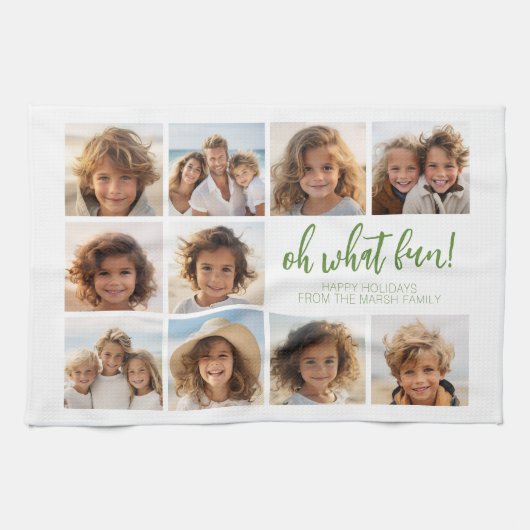 Linge De Cuisine Simple Minimal - 10 Grille Photo - Oh What Fun (Horizontal)