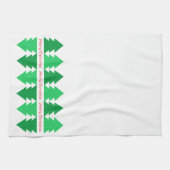 Linge De Cuisine Simple Rouge Joyeux Noël Green Tree Design (Horizontal)