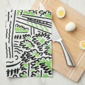 Linge De Cuisine Singapore Souvenir Kitchen Towel (Quart Plié)