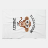 Linge De Cuisine Singe du marathon (Horizontal)