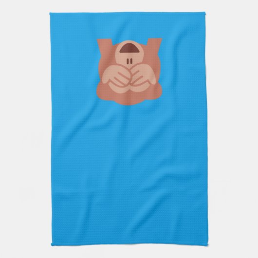 Linge De Cuisine Singe Emoji (Vertical)