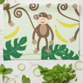 Linge De Cuisine Singes traînant (Plié)