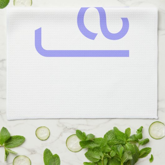 Linge De Cuisine Single, SOHT en langage thaï, script décollé (Plié)