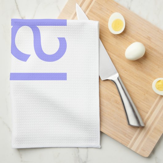 Linge De Cuisine Single, SOHT en langage thaï, script décollé (Quart Plié)