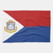 Linge De Cuisine Sint Maarten Flag (Horizontal)