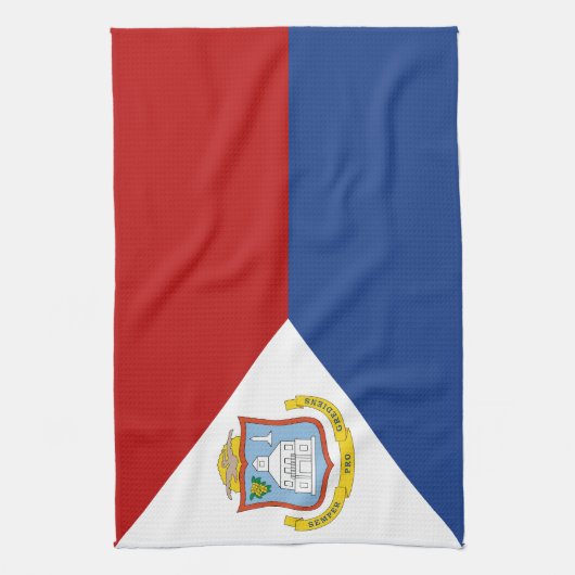 Linge De Cuisine Sint Maarten Flag (Vertical)
