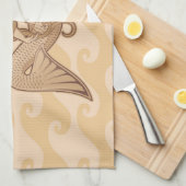 Linge De Cuisine Sirène assise (Quart Plié)