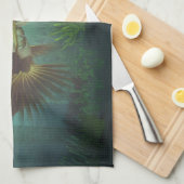 Linge De Cuisine sirène avec l'hippocampe (Quart Plié)