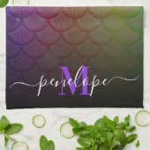 Linge De Cuisine Sirène colorée (Plié)