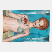 Linge De Cuisine Sirène océanique (Horizontal)