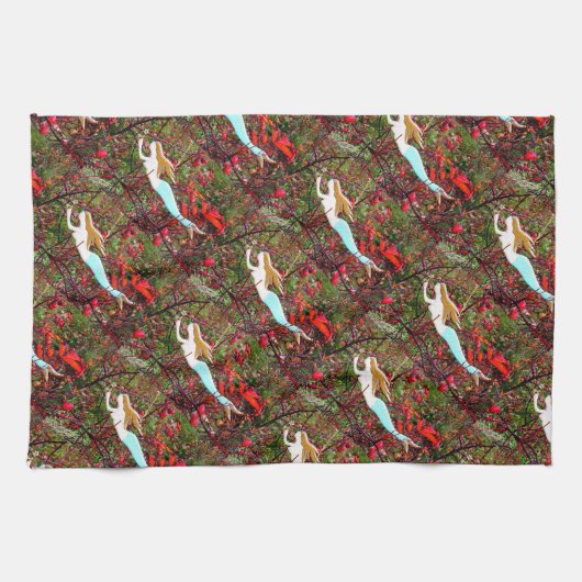 Linge De Cuisine sirènes de plongée (Horizontal)