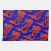 Linge De Cuisine sirènes rouges (Horizontal)