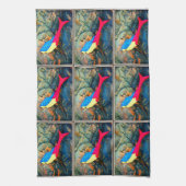 Linge De Cuisine sirènes rouges et bleues (Vertical)
